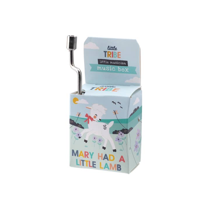 Little Tribe Music Box - 'Mary Had A Little Lamb' for wholesale by CGB Giftware