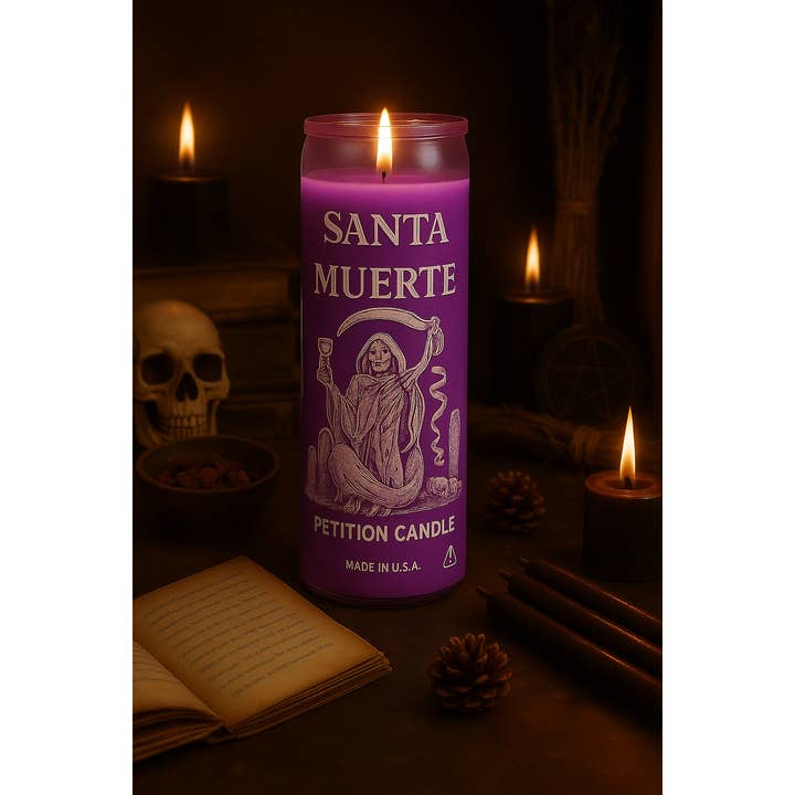 The Spiritual Alchemists - Wholesale Votive Candle - Santa Muerte Petition Candle8