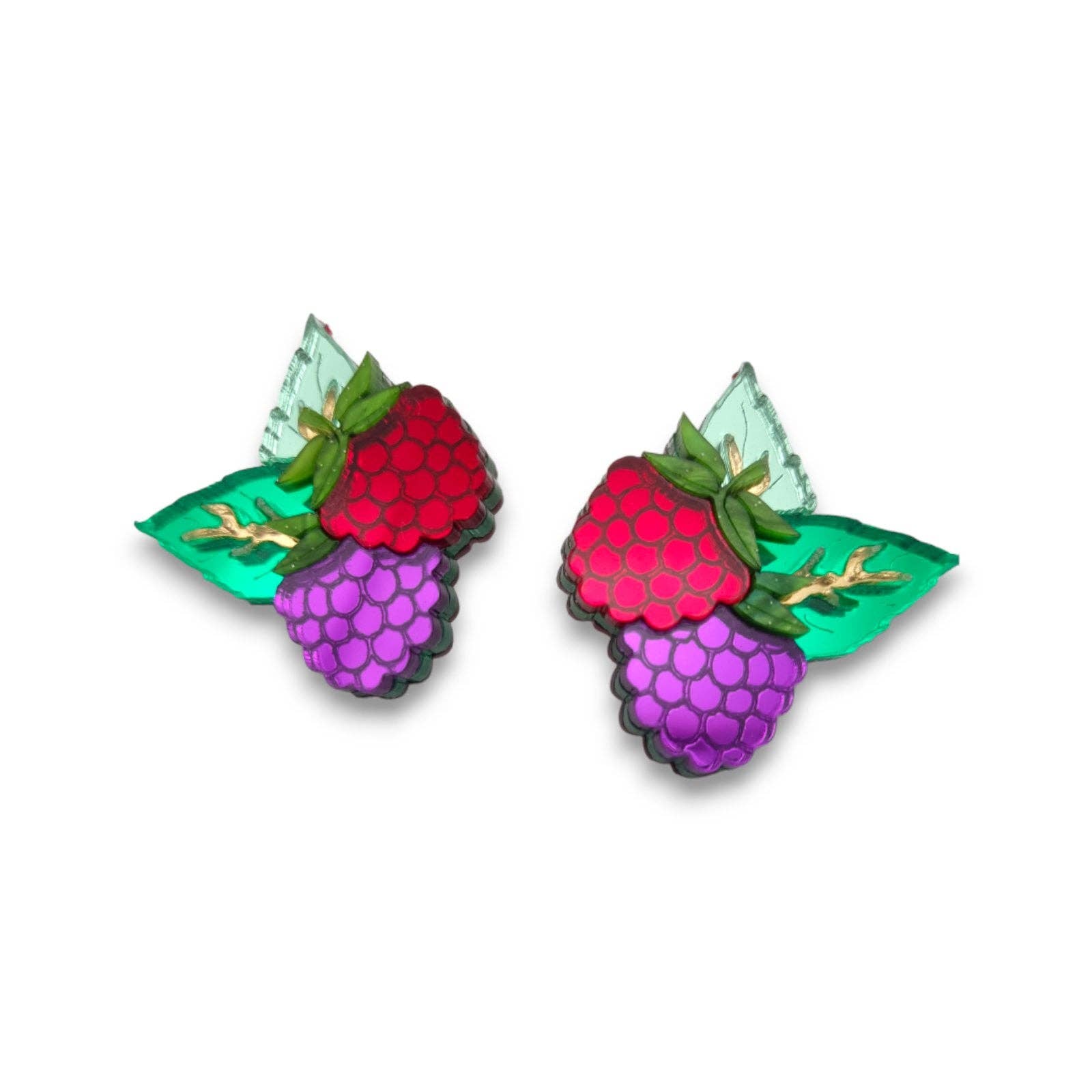 Funk Da Queen - Vente Clous d'oreille - Boucles d'oreilles Framboise1