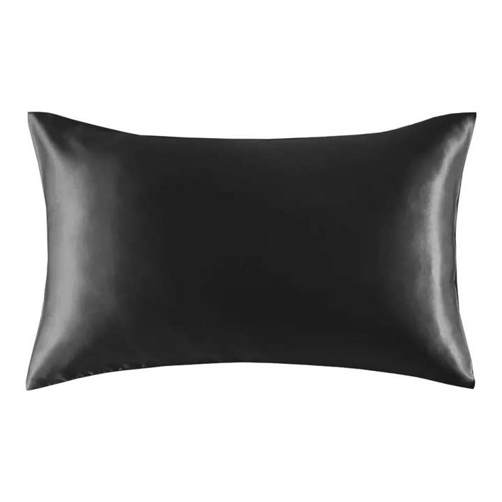 AfricanFabs - Wholesale Bedding Pillowcase/Sham - Satin pillow case black 60 x 70 cm standard pillow size - Silky satin pillowcase1