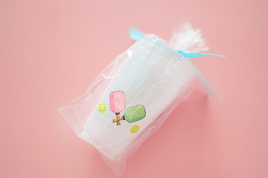 Taylor Paladino - Wholesale Disposable Cup - Pickleball Frosted Cups | Set of 62