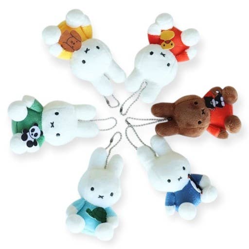 K-Wonderland - Wholesale Keychain - Women's - Limited Miffy Plush with lovely animal  Keychain Bag Charm10