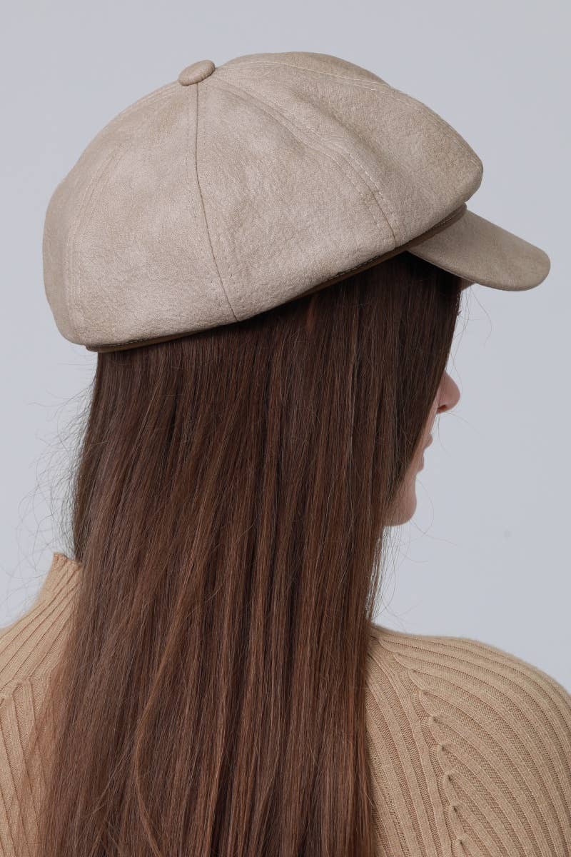 Leto Accessories - Wholesale Newsboy/Schoolboy Hat - Women's - Classic Military Officer Cap – Vintage Lieutenant Hat1