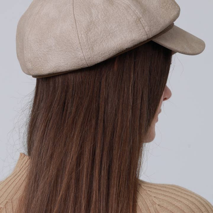 Leto Accessories - Wholesale Newsboy/Schoolboy Hat - Women's - Classic Military Officer Cap – Vintage Lieutenant Hat1