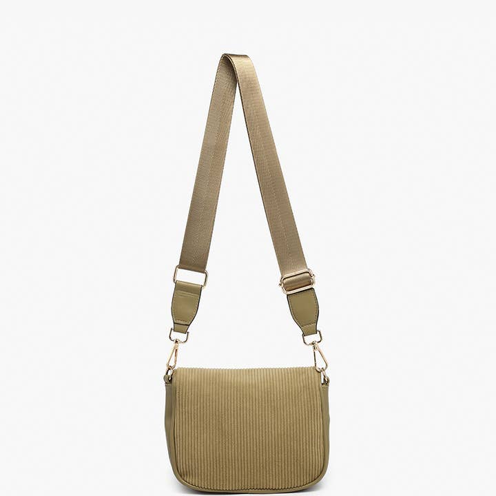 Jen & Co. - Vendita all'ingrosso Borsa a tracolla - Donna - Tracolla M2587 Serena bicolore con cinturino in nylon