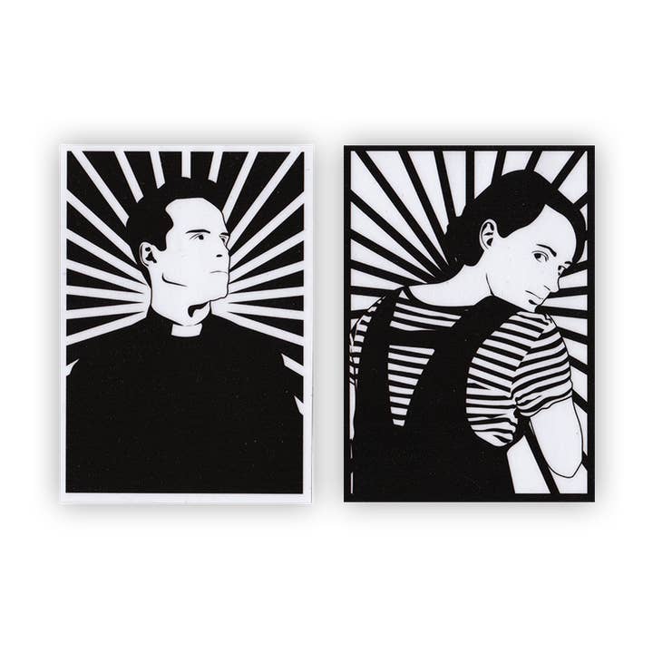 Autocolantes Transparentes Inspirados em Fleabag por atacado de Lione & Sheikh