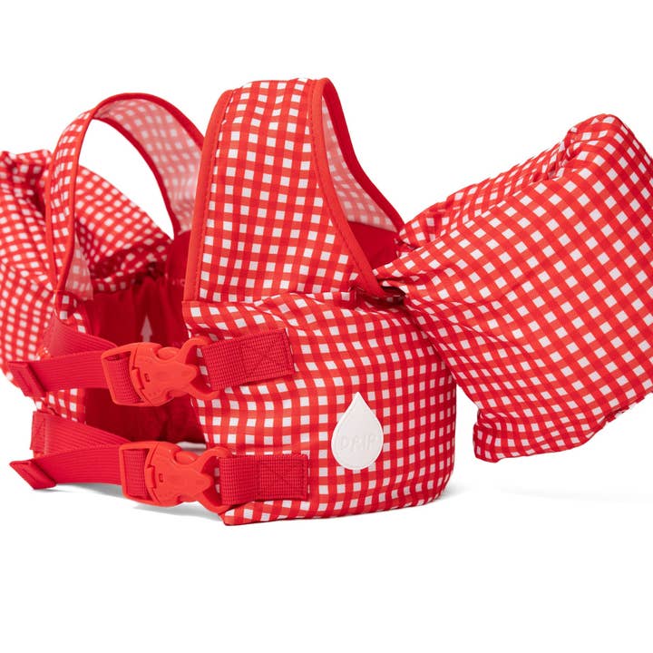 Drip Floats - Wholesale Beach/Pool Toy - Kids & Baby - Red Gingham Kids Float3