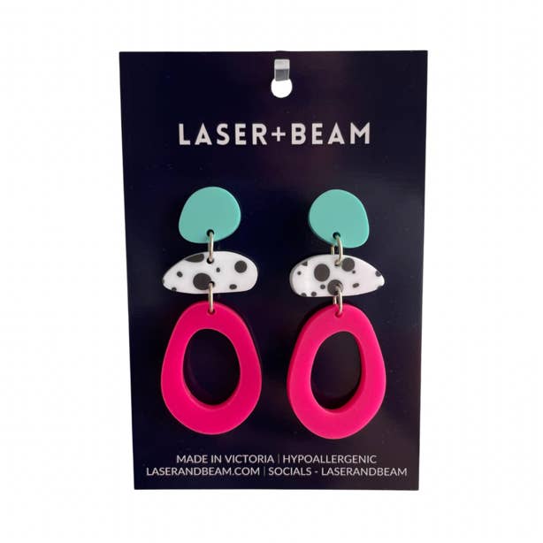 Core Dangles - Cocktail Pebble Round for wholesale by laserandbeam