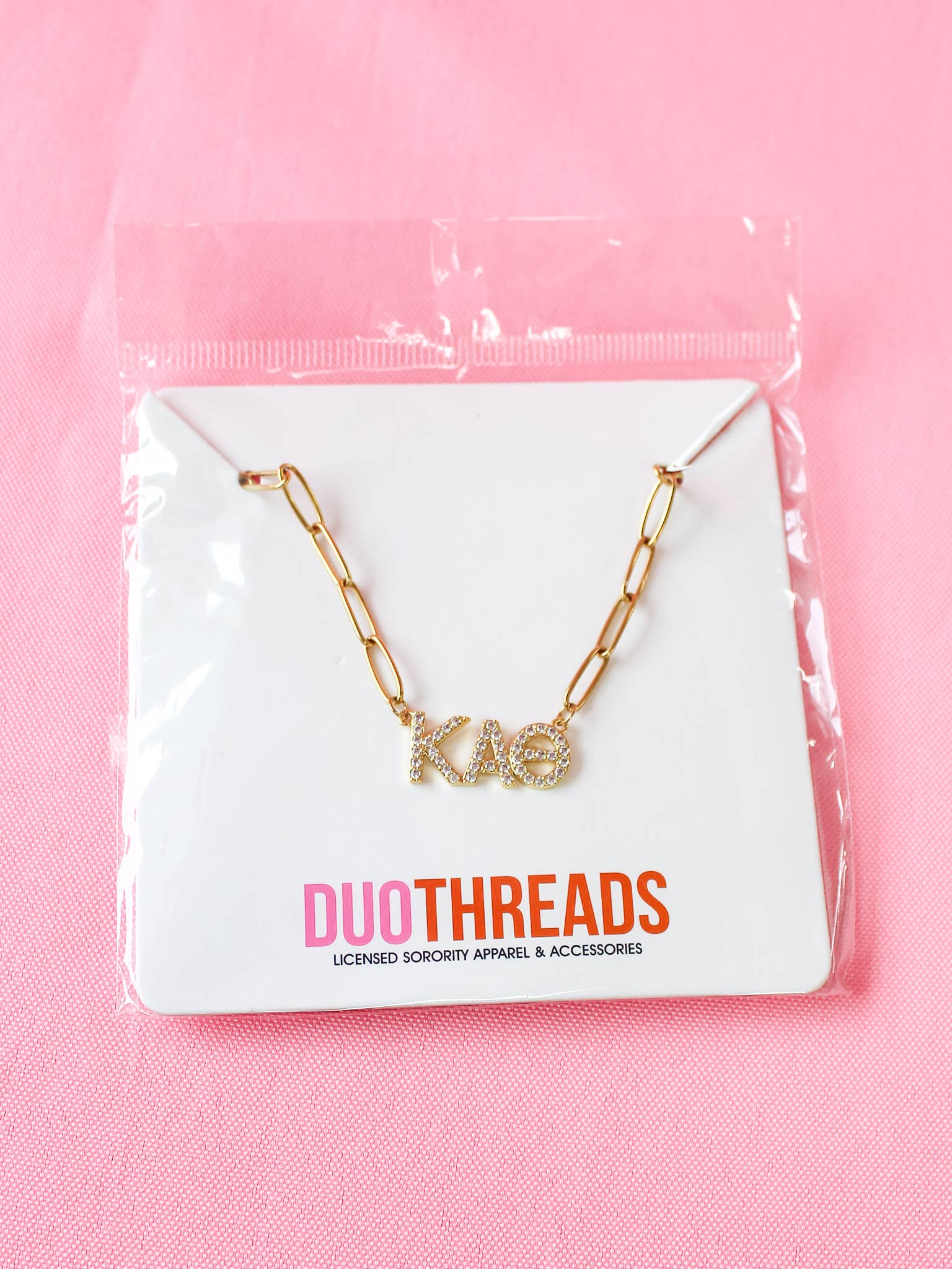 Duo Threads - Wholesale Pendant/Charm Necklace - Rhinestone Sorority Necklace15