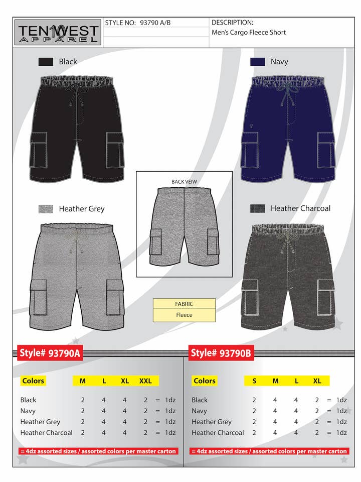 93790A per la vendita all'ingrosso da parte di Ten West Apparel