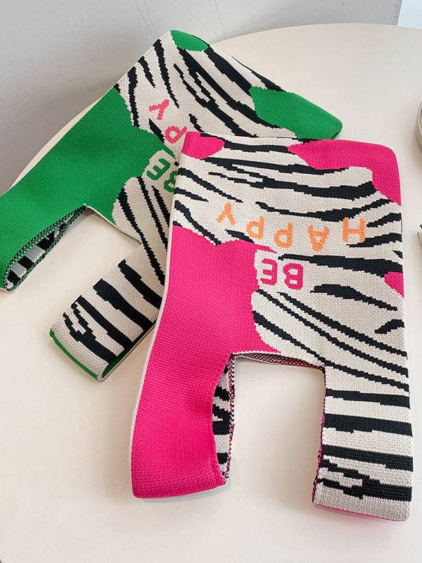 VividLux – wholesale Tote bag – Women's – Letter Print Zebra-Stripe Bags Woven Handbag7