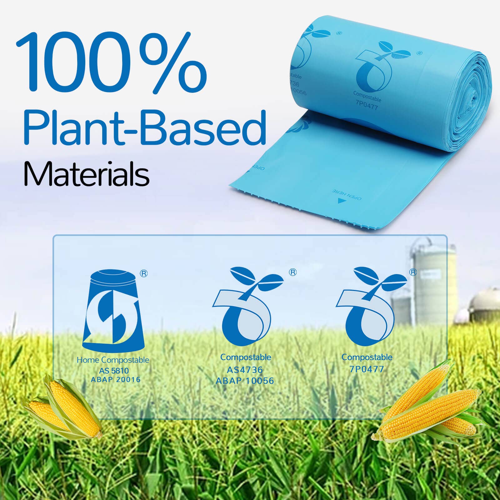 Airthereal - Wholesale Trashcan/Trash Bin - 1.6 Gallon Compostable Trash Bags4