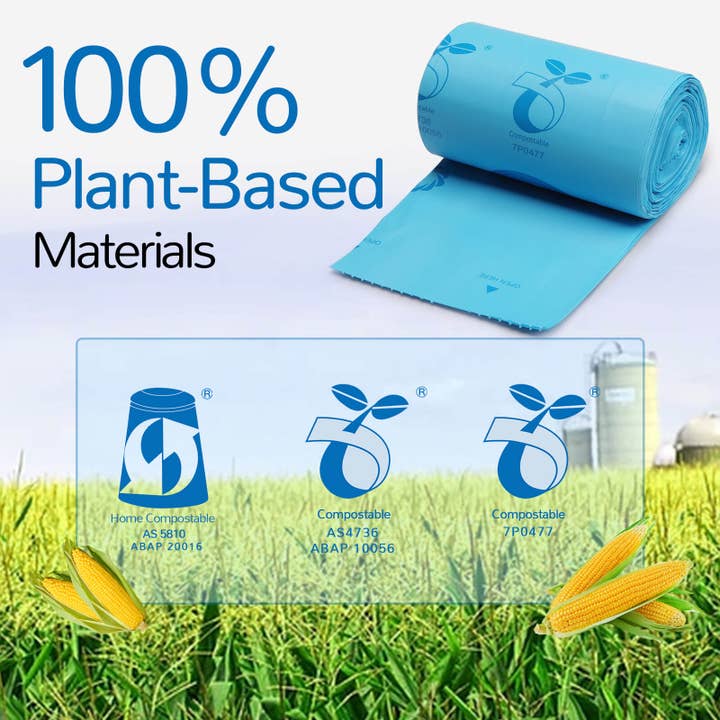 Airthereal - Wholesale Trashcan/Trash Bin - 1.6 Gallon Compostable Trash Bags4