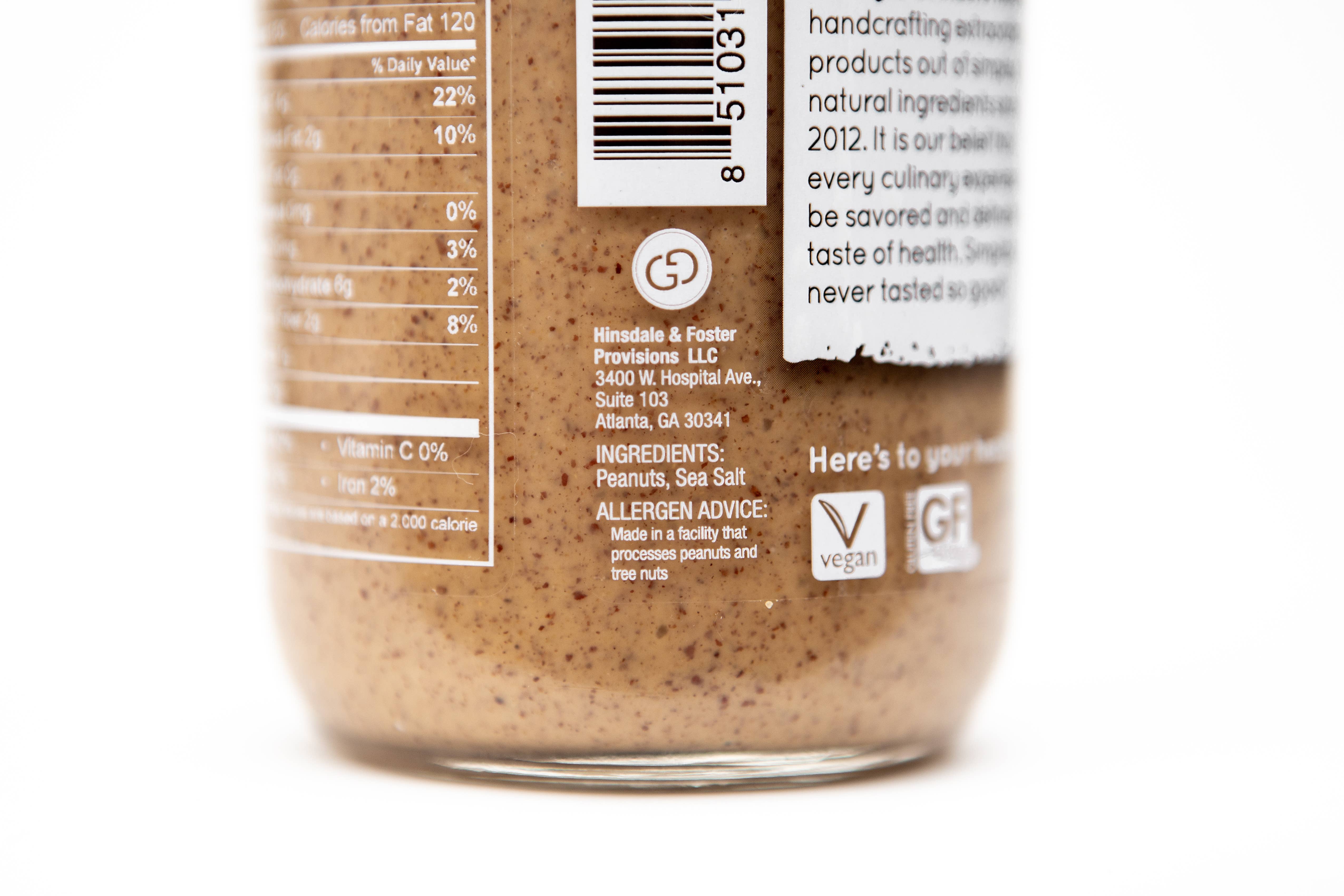 Georgia Grinders - Wholesale Nut Butter - Georgia Grinders Creamy Peanut Butter (6 Pack)1