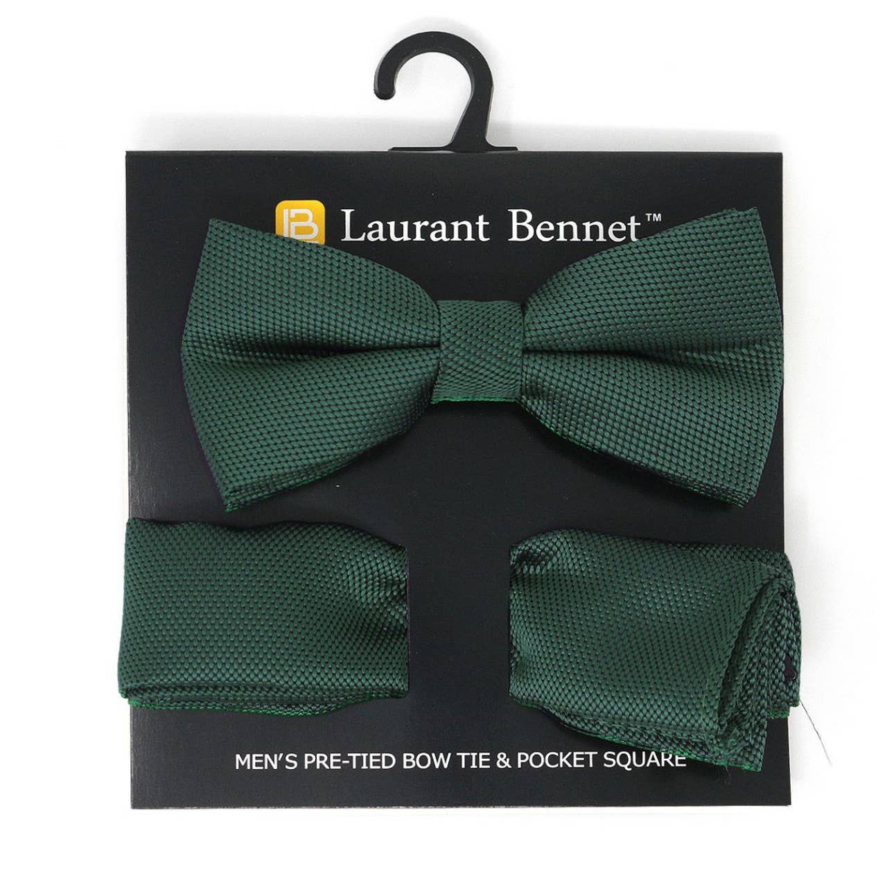 Selini New York - Vente Nœud papillon – homme - Ensemble nœud papillon et mouchoir en polyéthylène tissé pour hommes - BTH630824