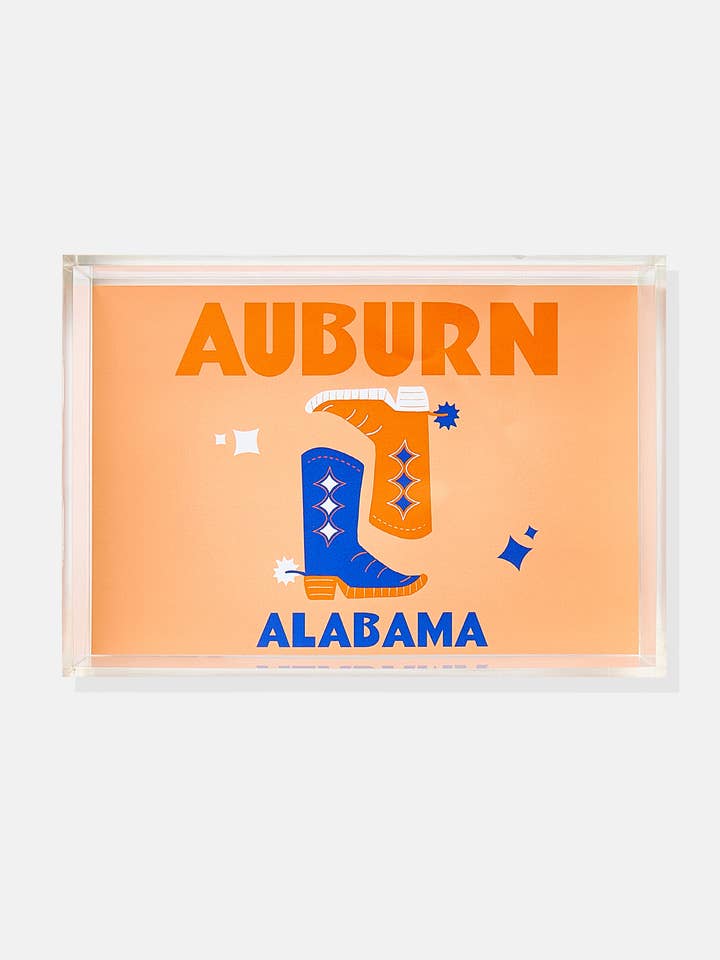 Kickoff Small Trays | Auburn for wholesale by Tart By Taylor