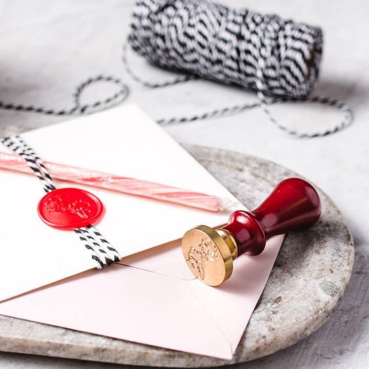 Cate Paper Co. - Wholesale Sealing Wax - Wax seal stamp and wax stick set