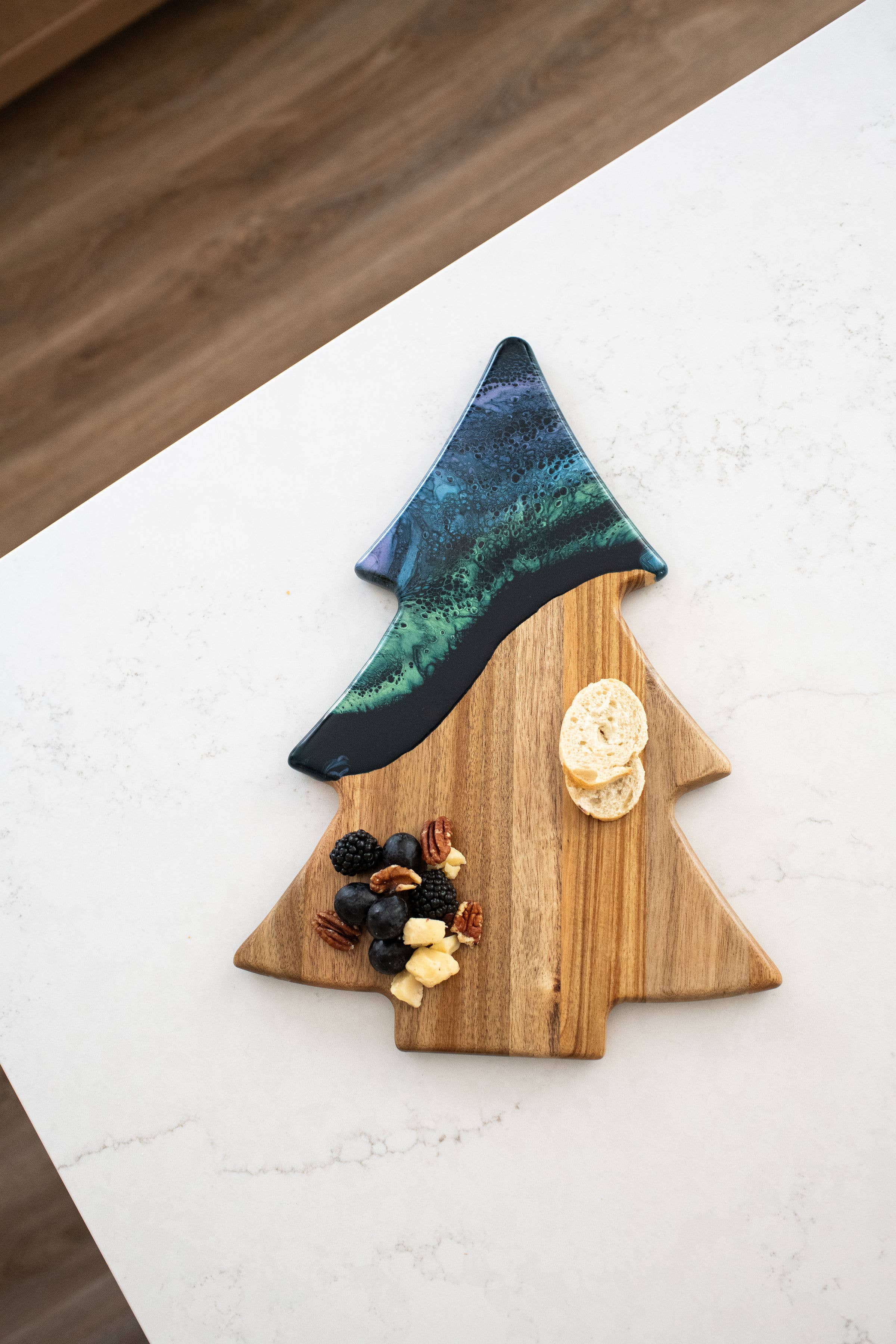 Lynn & Liana Designs - Wholesale Cheese Board - Christmas Tree Resin Charcuterie Board - NO TARIFFS!2