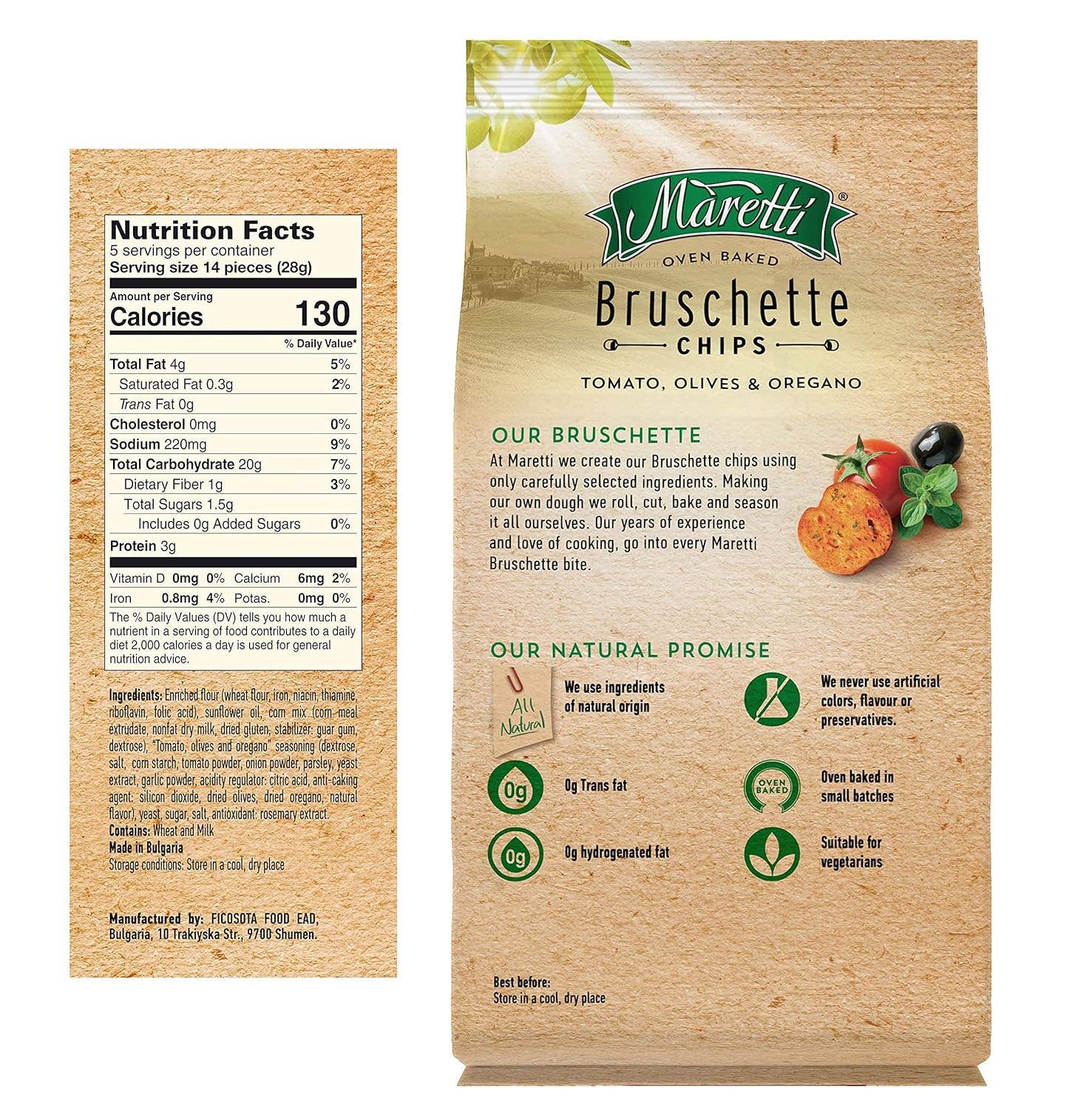 Horizon Top Market - Wholesale Crackers - Bruschette, Tomato, olives & oregano7