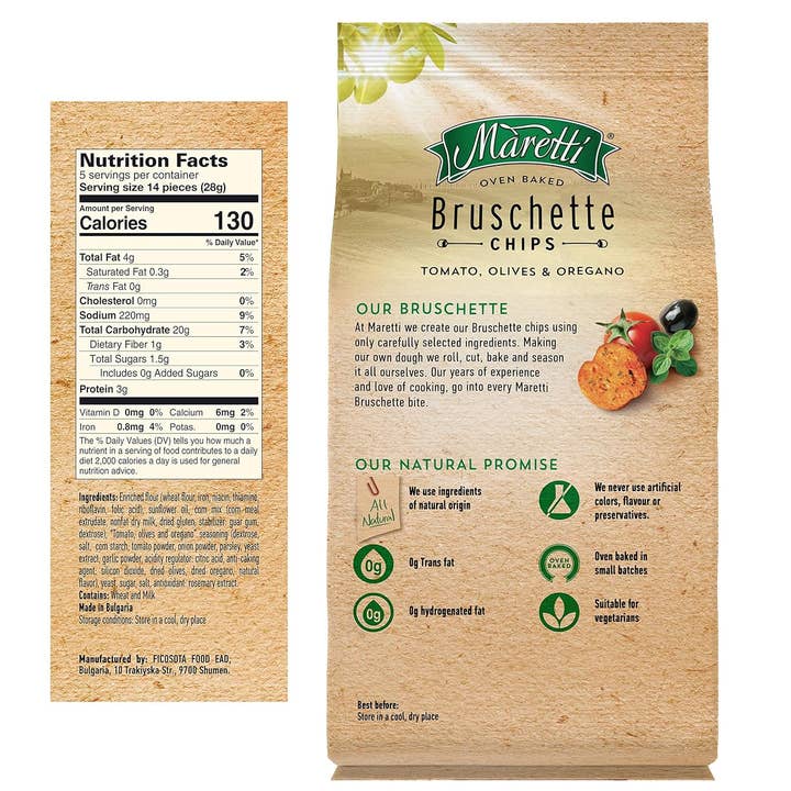 Horizon Top Market - Wholesale Crackers - Bruschette, Tomato, olives & oregano7