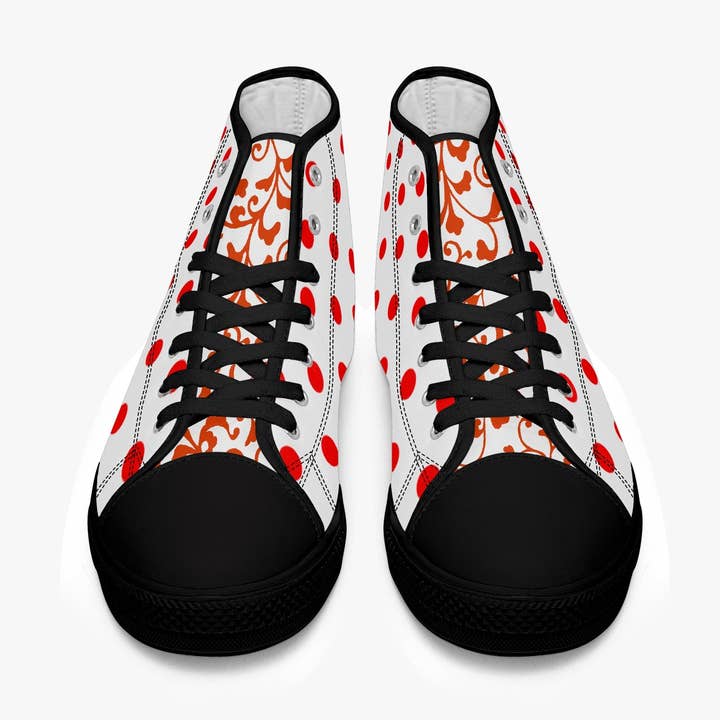 Ivy Dot Canvas High-Tops for wholesale by Alma