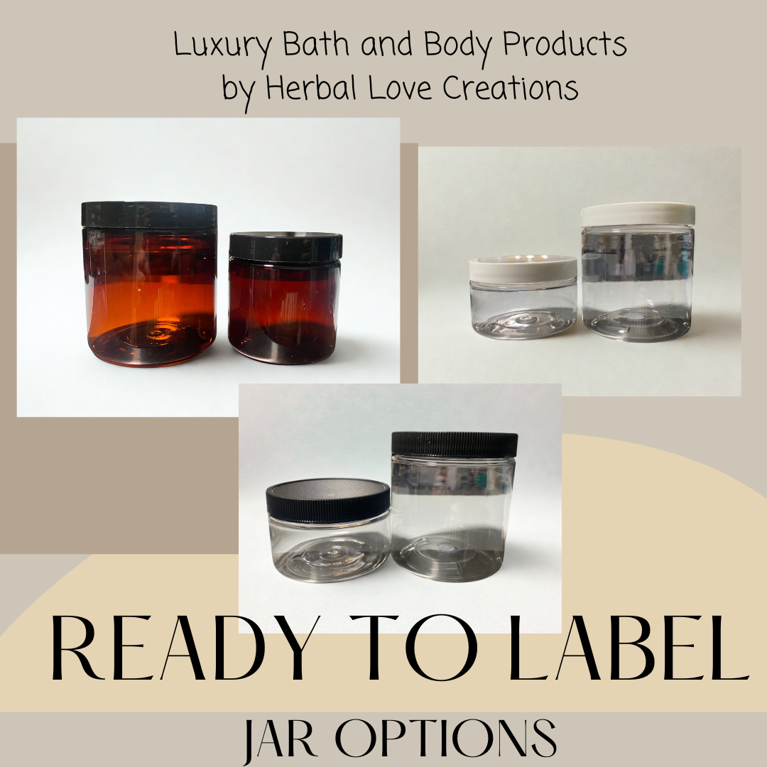 Herbal Love Creations- Luxury Bath and Body - Wholesale Body Balm/Butter - 8 oz Unlabeled Body Butter- label and resell as your own3