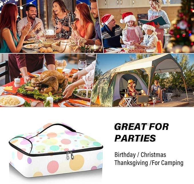 VIGOR - Wholesale Food Storage Wrap/Bag - Casserole Carriers for Hot or Cold Food Reusable Casserole5