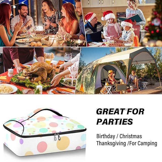 VIGOR - Wholesale Food Storage Wrap/Bag - Casserole Carriers for Hot or Cold Food Reusable Casserole5