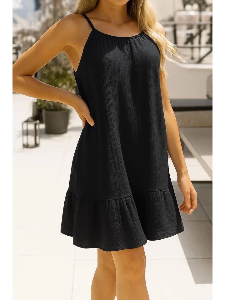 ESTEE BROWN - Wholesale Button Down Shirt - Women's - Short dress in cotton gauze - 3200