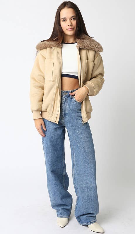 Taupe Molly Jacket for wholesale on Faire3