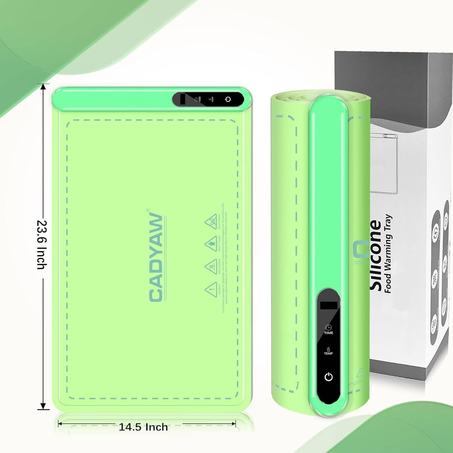 Hard Rock Health Stores - Wholesale Kitchen Appliance - Silicone Electric Roll Up Heating Tray Food Warmers Mat Portable Hot Plates to Keep Food Warm3