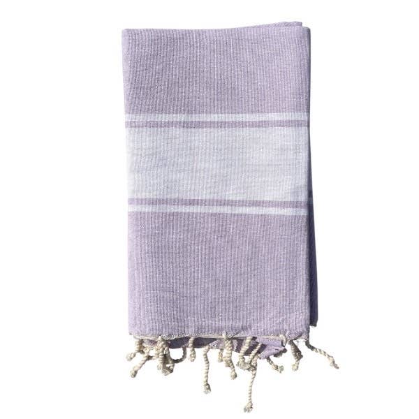 SoBeach - Wholesale Swim Cover Up - Women's - Lilac tradi fouta, Recycled cotton beach towel 200x100cm0