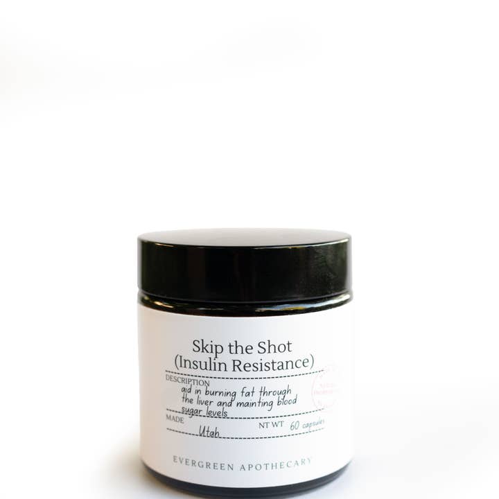 Evergreen Apothecary - Wholesale Oral Supplement/Vitamin - Skip the Shot, Insulin Resistance, Weight Loss Aid Capsule