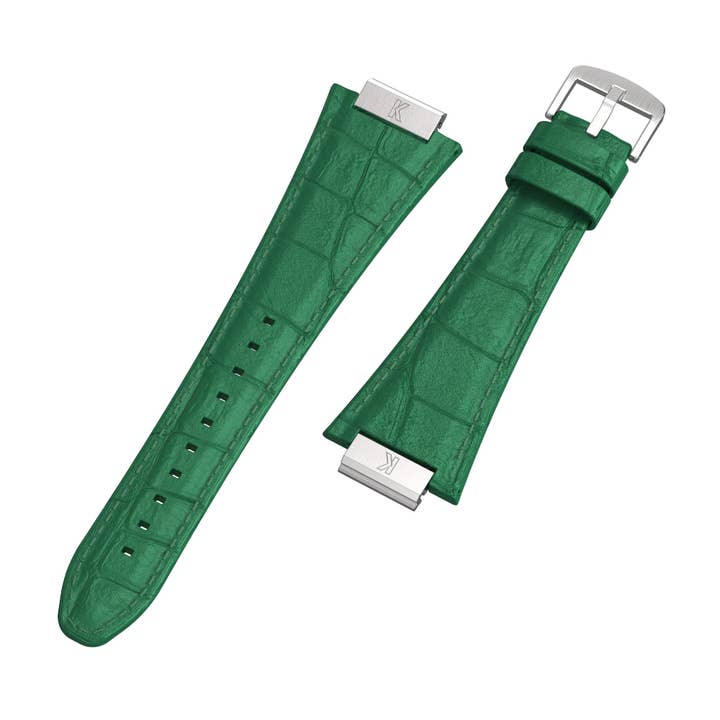Grön formell rem för wholesale av Kasudo