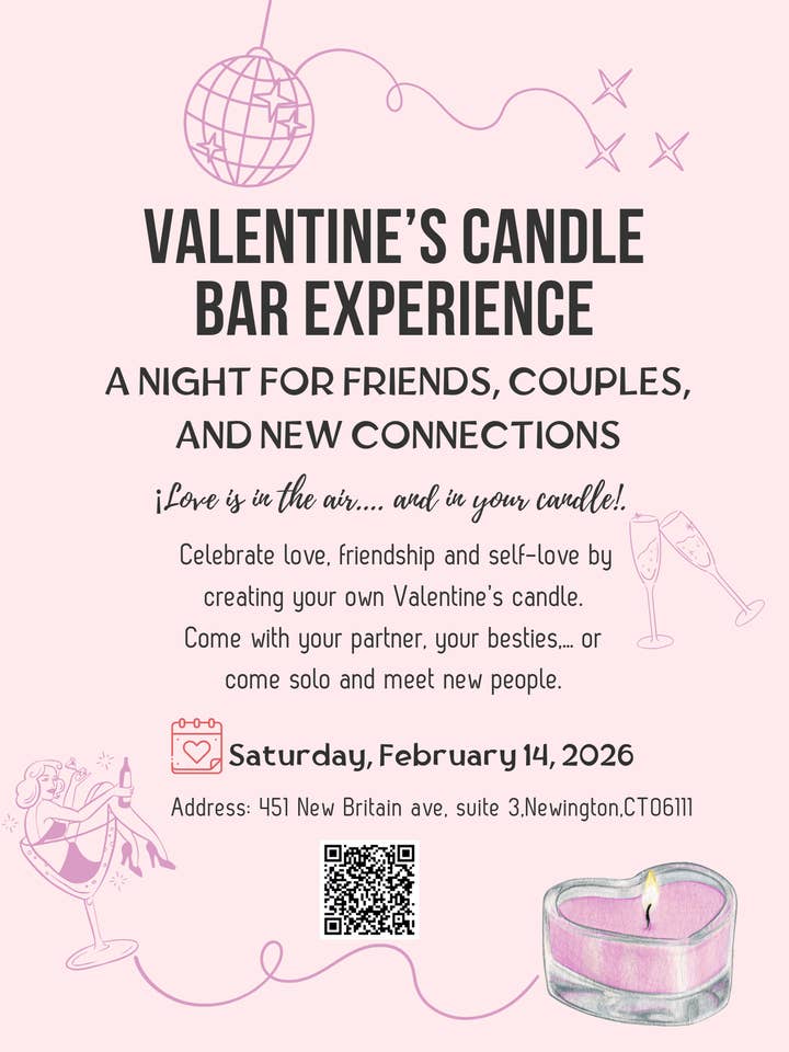 Expérience de bougie de la Saint-Valentin pour la vente par Emiliasoyaromas