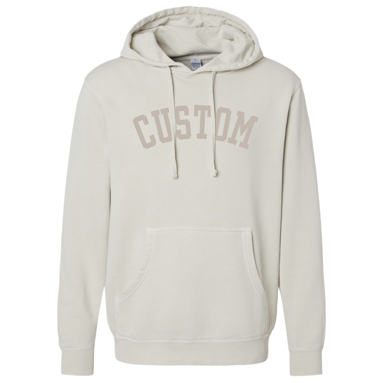 Jupmode - Wholesale Hoodie - Unisex - Custom Puff Print Tone on Tone Hoodie6