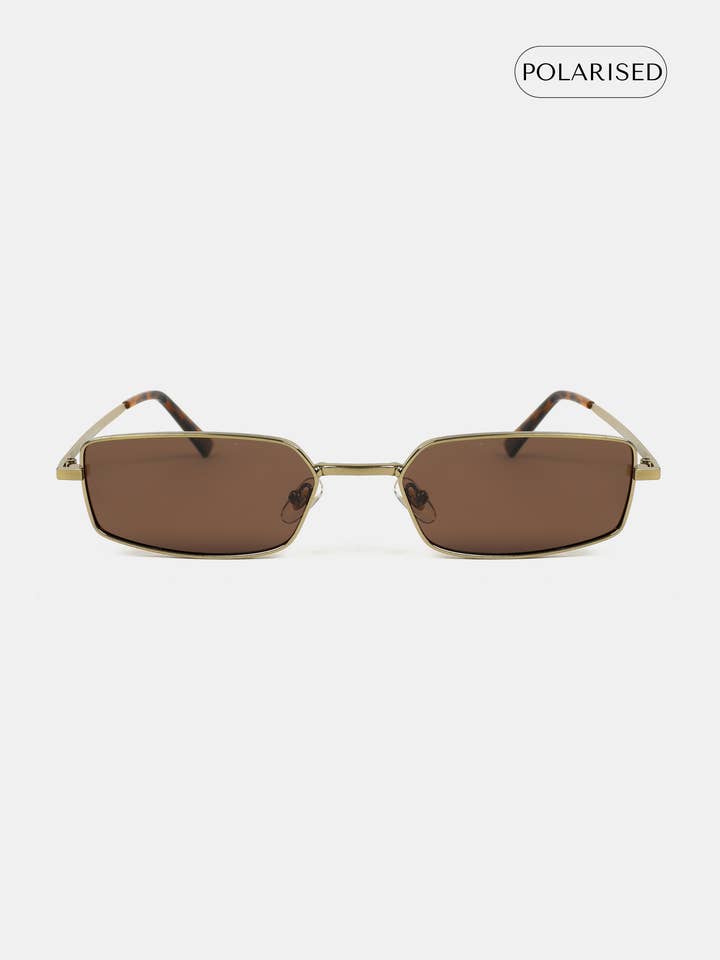 L&S Gwenyth Polarised Metal Frame Sunglasses for wholesale by Angels Whisper Accessories