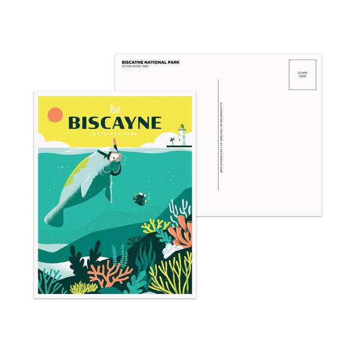 Biscayne National Park Postcard for wholesale by Factory 43