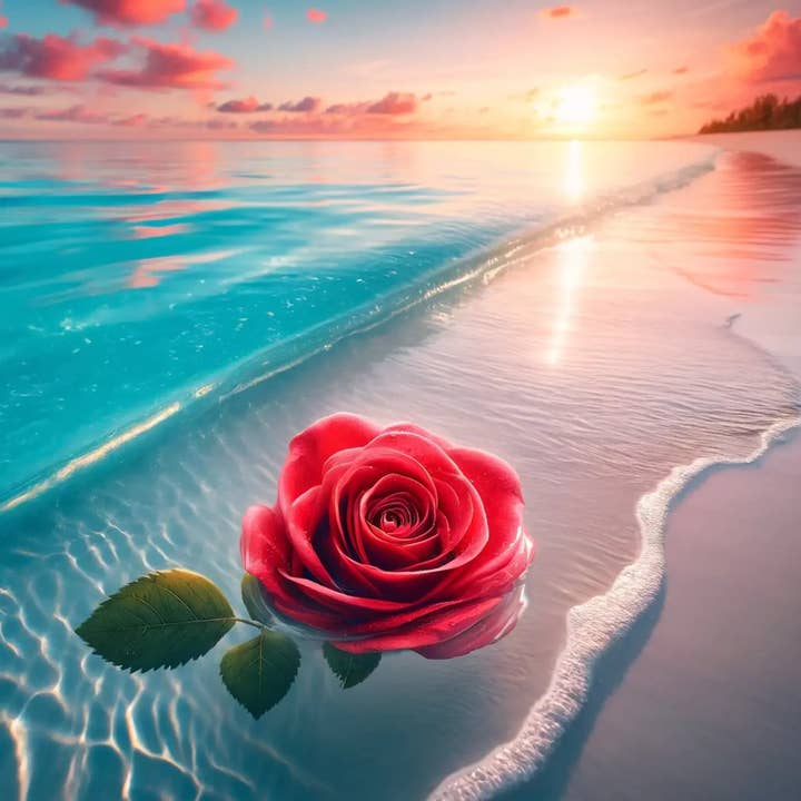 Ocean Rose Glass Car Diffuser Freshie - Pick your bottle for wholesale by Poorely Made Crafts