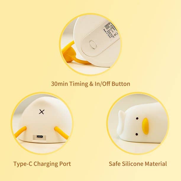 Rammelaartje - Wholesale Night Light - Kids & Baby - Live In Peace Duck nightlight with 3 settings and 30 minutes of lo4