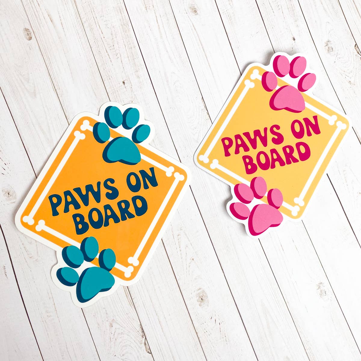 Chelzart - Wholesale Sticker - Paws On Board Sticker | Dog Mom Decal4