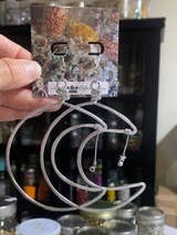 Medium Crescent Moon Earrings for wholesale by Angela Catirina Jones