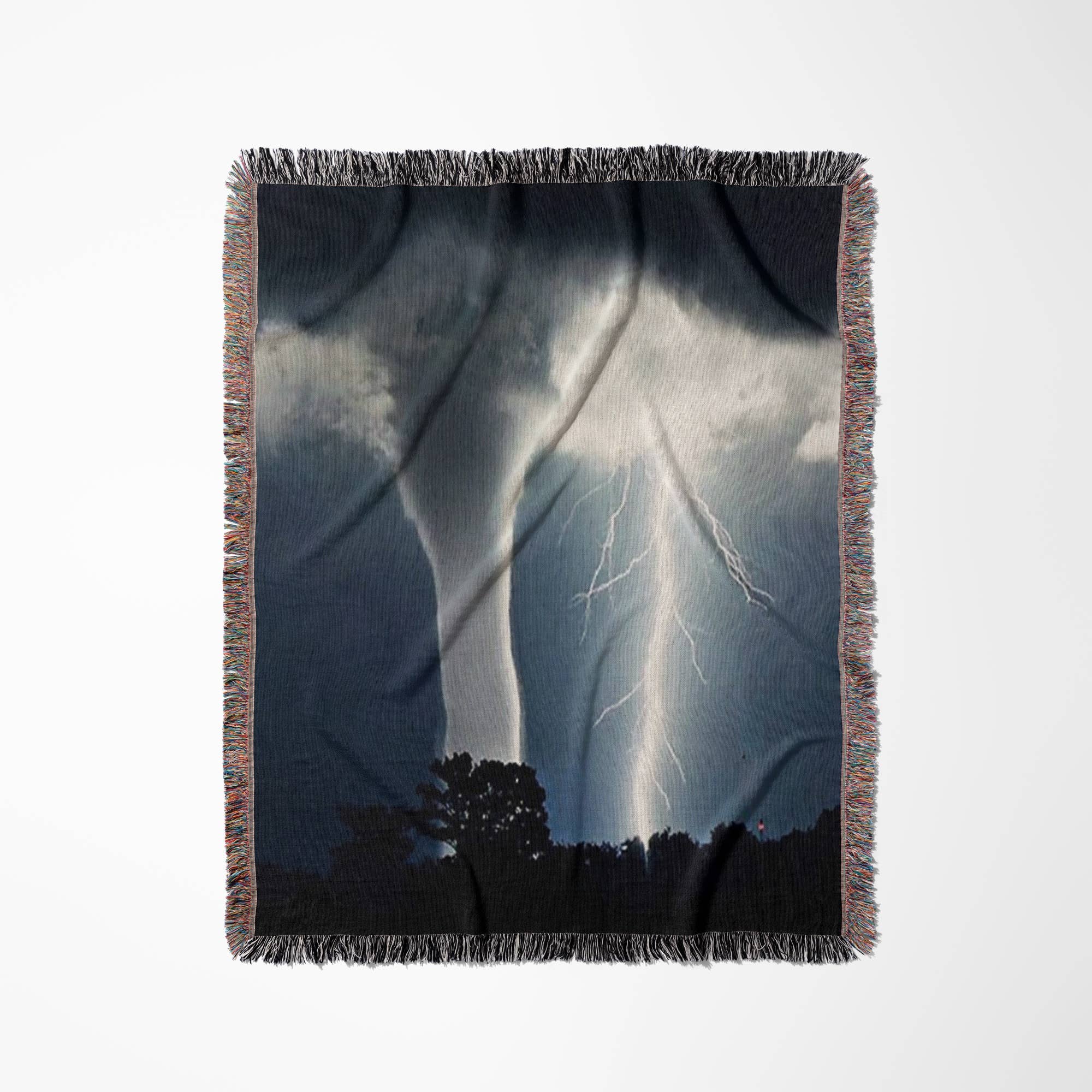 3dRose - Wholesale Throw Blanket - 3dRose, Tornado and Lightning, Blanket0