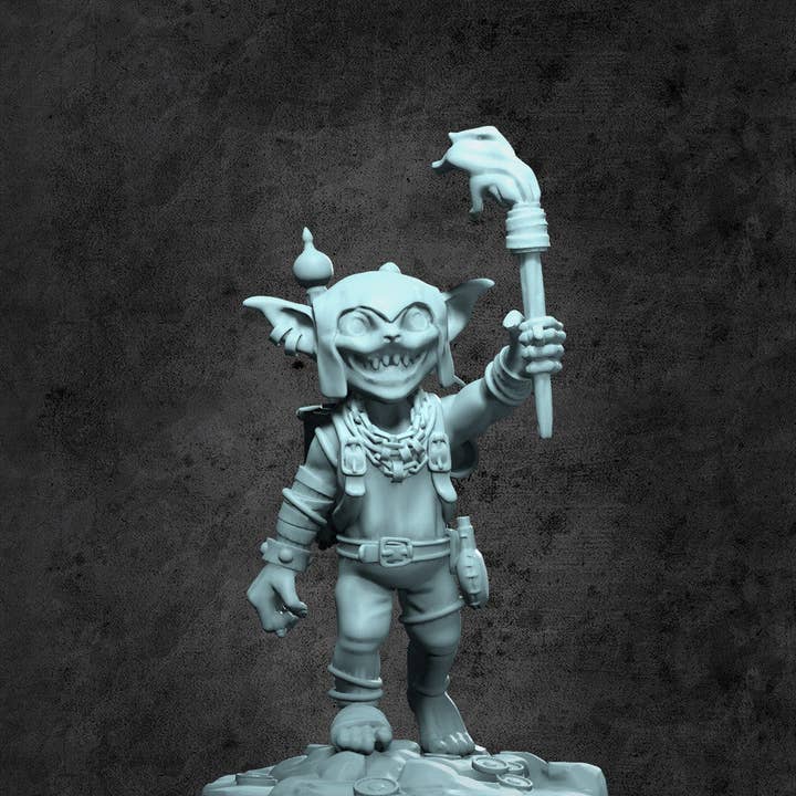 Goblin Hoarder Miniatuur voor Tafelblad RPG's voor wholesale door Kraken Dice