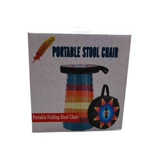 Nativo – wholesale Stool – Portable Folding Stool-Southwestern Pattern
