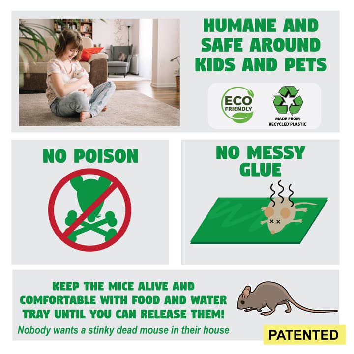 Billy Bob Products - Wholesale Handy tool - Billy-Bob Catch and Release Mouse Trap - 2 pack7