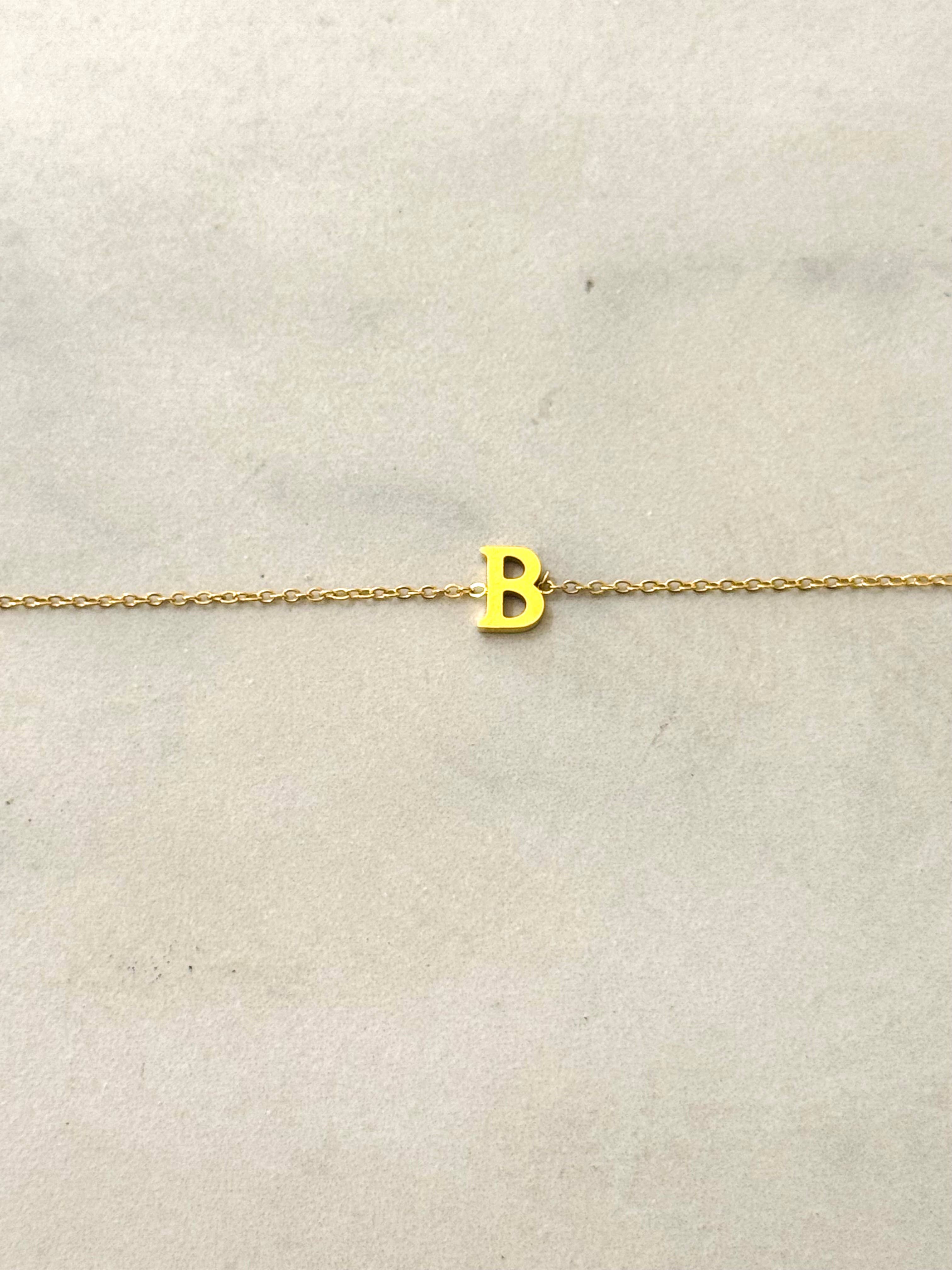 Cassette Barcelona - Wholesale Charm/Dangle Bracelet - Minimal Stainless Steel Initial Bracelet1