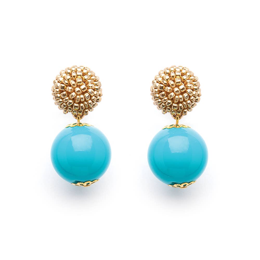 Fornash - Wholesale Dangle Earrings - Seed Bead Earrings - Candy - Turquoise6