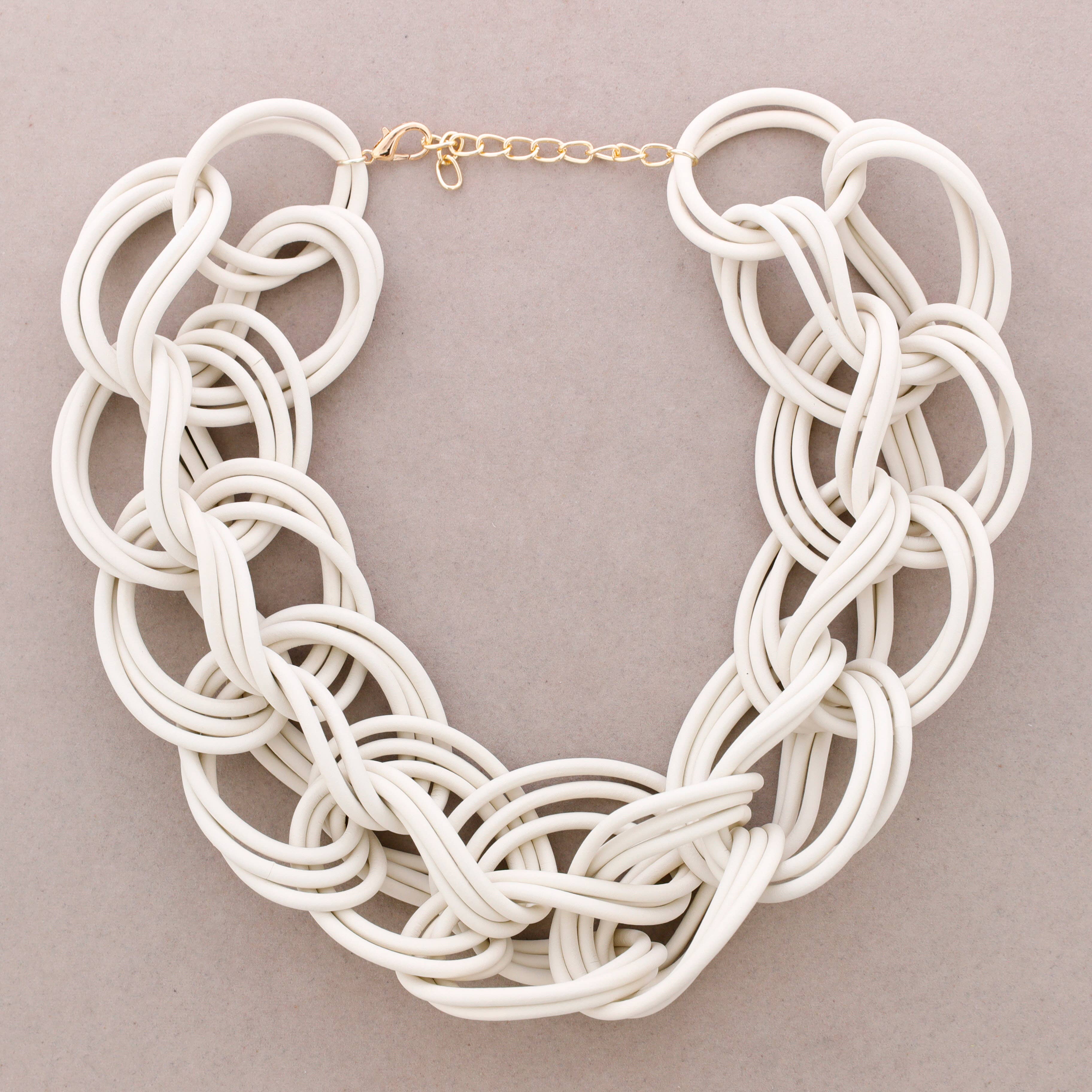 Sonata - Wholesale Snap Jewelry - Rubber Link Choker2