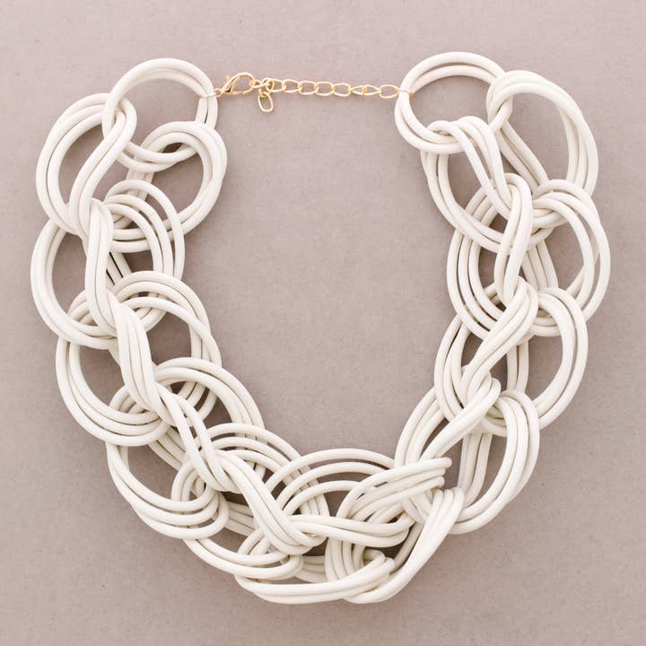 Sonata - Wholesale Snap Jewelry - Rubber Link Choker2